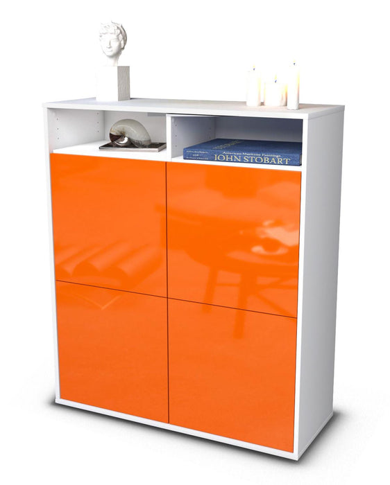 Highboard Jade, Orange Studio (92x108x35cm) - Stil.Zeit Möbel GmbH