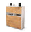 Highboard Janine, Eiche Studio (92x108x35cm) - Stil.Zeit Möbel GmbH