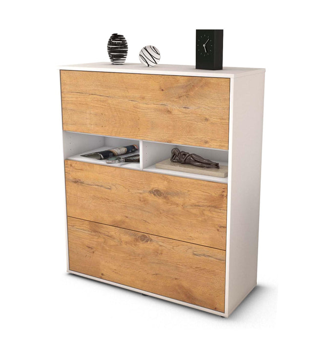 Highboard Janine, Eiche Studio (92x108x35cm) - Stil.Zeit Möbel GmbH