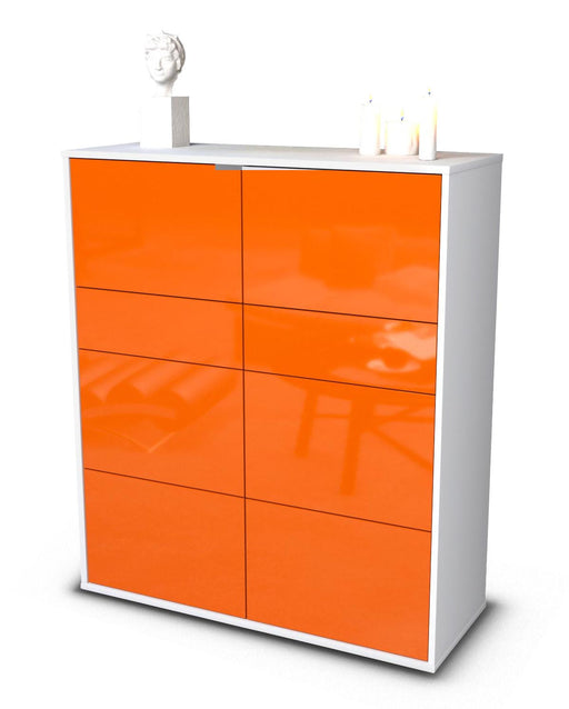 Highboard Jenna, Orange Studio (92x108x35cm) - Stil.Zeit Möbel GmbH