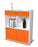 Highboard Joana, Orange Studio (92x108x35cm) - Stil.Zeit Möbel GmbH