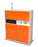 Highboard Josefina, Orange Studio (92x108x35cm) - Stil.Zeit Möbel GmbH