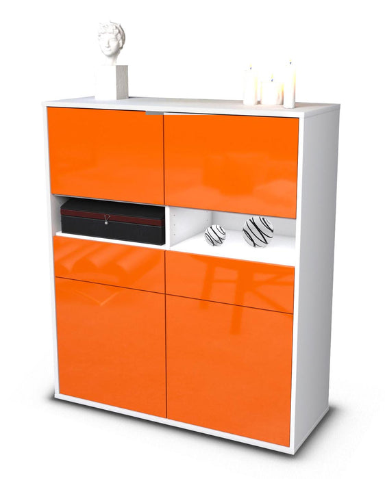 Highboard Josefina, Orange Studio (92x108x35cm) - Stil.Zeit Möbel GmbH