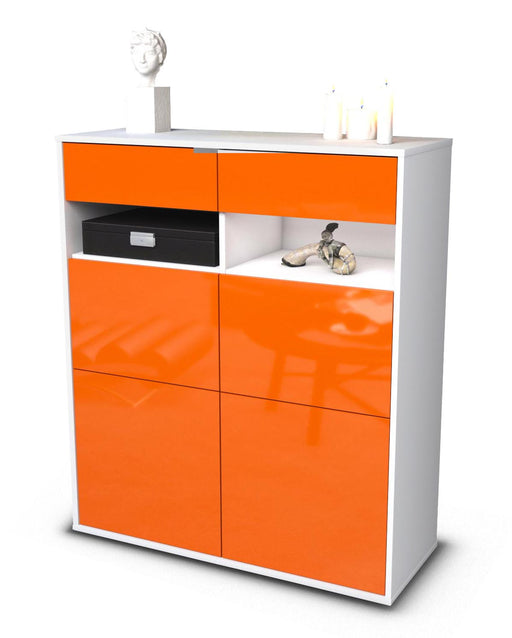 Highboard Juliana, Orange Studio (92x108x35cm) - Stil.Zeit Möbel GmbH