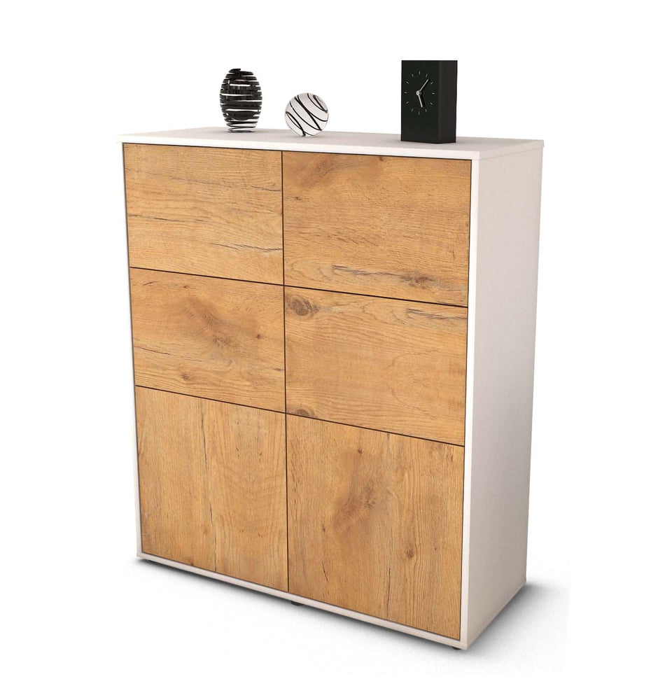 Highboard Julietta, Eiche Studio (92x108x35cm) - Stil.Zeit Möbel GmbH