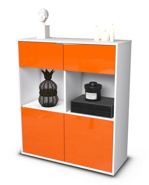 Highboard Ketty, Orange Studio (92x108x35cm) - Stil.Zeit Möbel GmbH