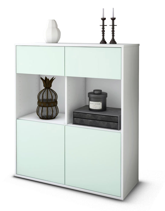 Highboard Ketty, Mint Studio (92x108x35cm) - Stil.Zeit Möbel GmbH