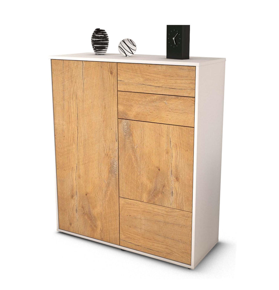 Highboard Kiara, Eiche Studio (92x108x35cm) - Stil.Zeit Möbel GmbH