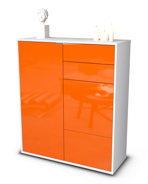 Highboard Kiara, Orange Studio (92x108x35cm) - Stil.Zeit Möbel GmbH