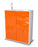 Highboard Kira, Orange Studio (92x108x35cm) - Stil.Zeit Möbel GmbH