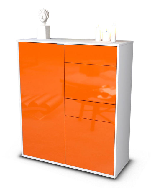 Highboard Laetitia, Orange Studio (92x108x35cm) - Stil.Zeit Möbel GmbH