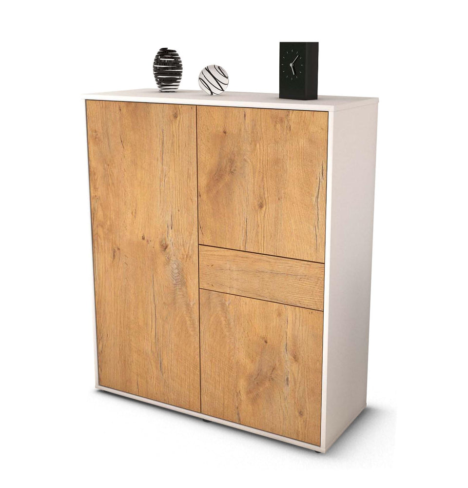 Highboard Lana, Eiche Studio (92x108x35cm) - Stil.Zeit Möbel GmbH