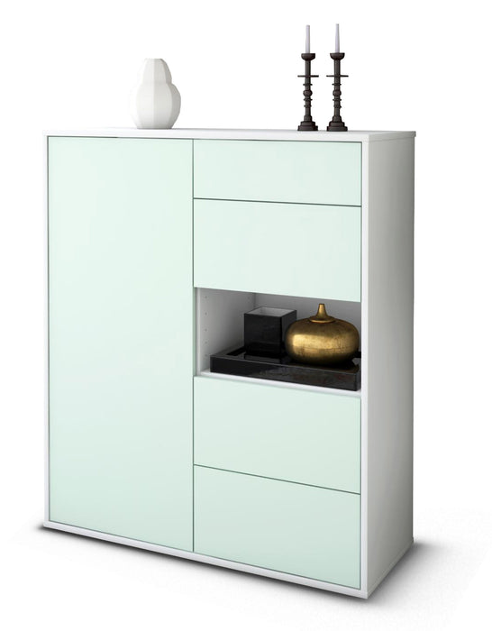 Highboard Larissa, Mint Studio (92x108x35cm) - Stil.Zeit Möbel GmbH