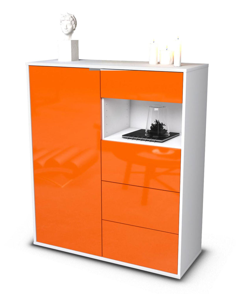 Highboard Lavinia, Orange Studio (92x108x35cm) - Stil.Zeit Möbel GmbH