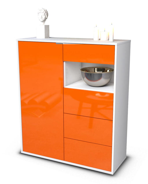 Highboard Lea, Orange Studio (92x108x35cm) - Stil.Zeit Möbel GmbH