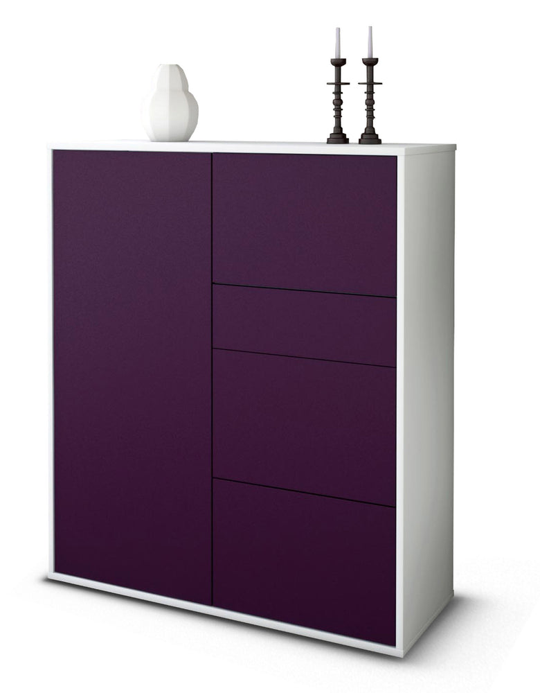 Highboard Leandra, Lila Studio (92x108x35cm) - Stil.Zeit Möbel GmbH