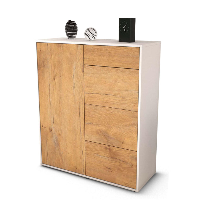 Highboard Lelia, Eiche Studio (92x108x35cm) - Stil.Zeit Möbel GmbH