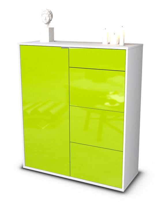 Highboard Lelia, Grün Studio (92x108x35cm) - Stil.Zeit Möbel GmbH