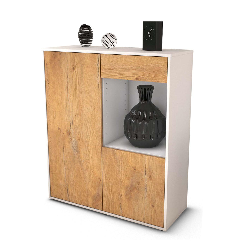 Highboard Lena, Eiche Studio (92x108x35cm) - Stil.Zeit Möbel GmbH