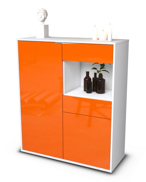 Highboard Leoni, Orange Studio (92x108x35cm) - Stil.Zeit Möbel GmbH