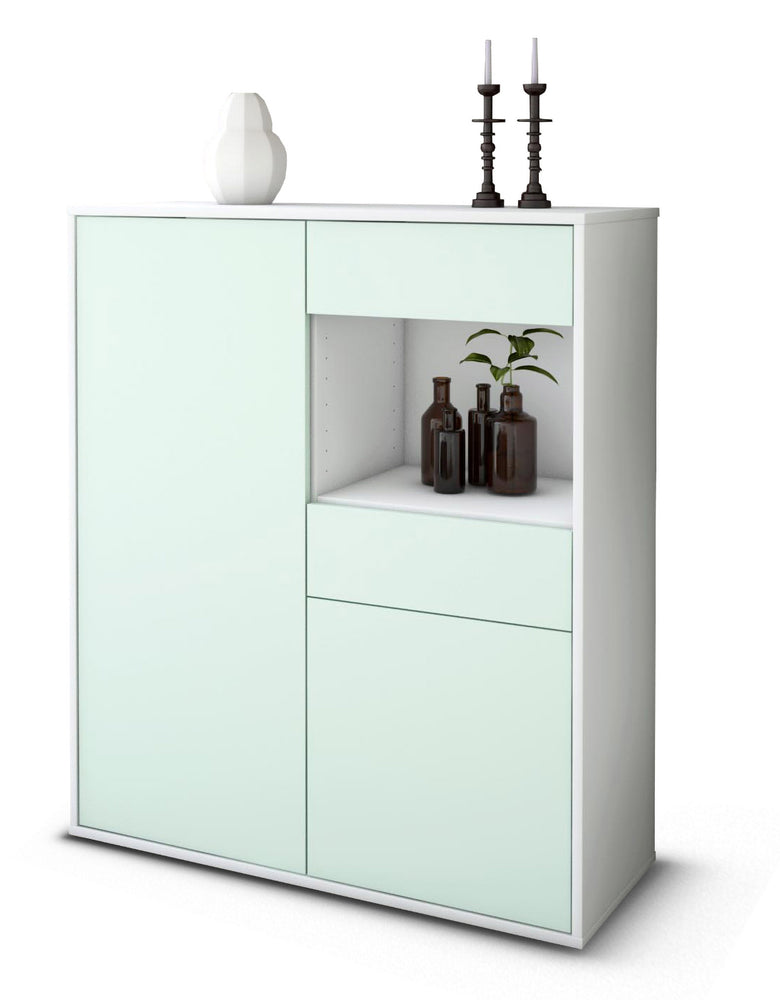 Highboard Leoni, Mint Studio (92x108x35cm) - Stil.Zeit Möbel GmbH