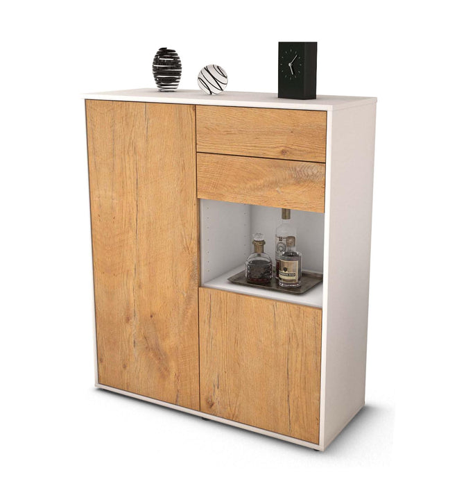 Highboard Lilia, Eiche Studio (92x108x35cm) - Stil.Zeit Möbel GmbH