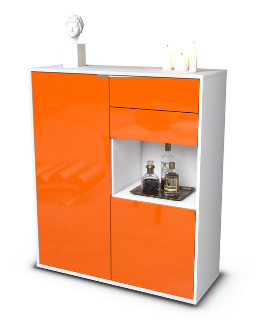 Highboard Lilia, Orange Studio (92x108x35cm) - Stil.Zeit Möbel GmbH