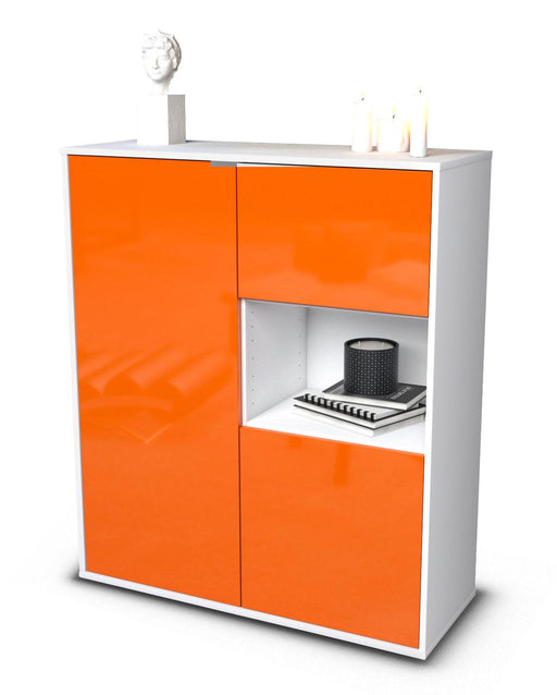 Highboard Liridona, Orange Studio (92x108x35cm) - Stil.Zeit Möbel GmbH