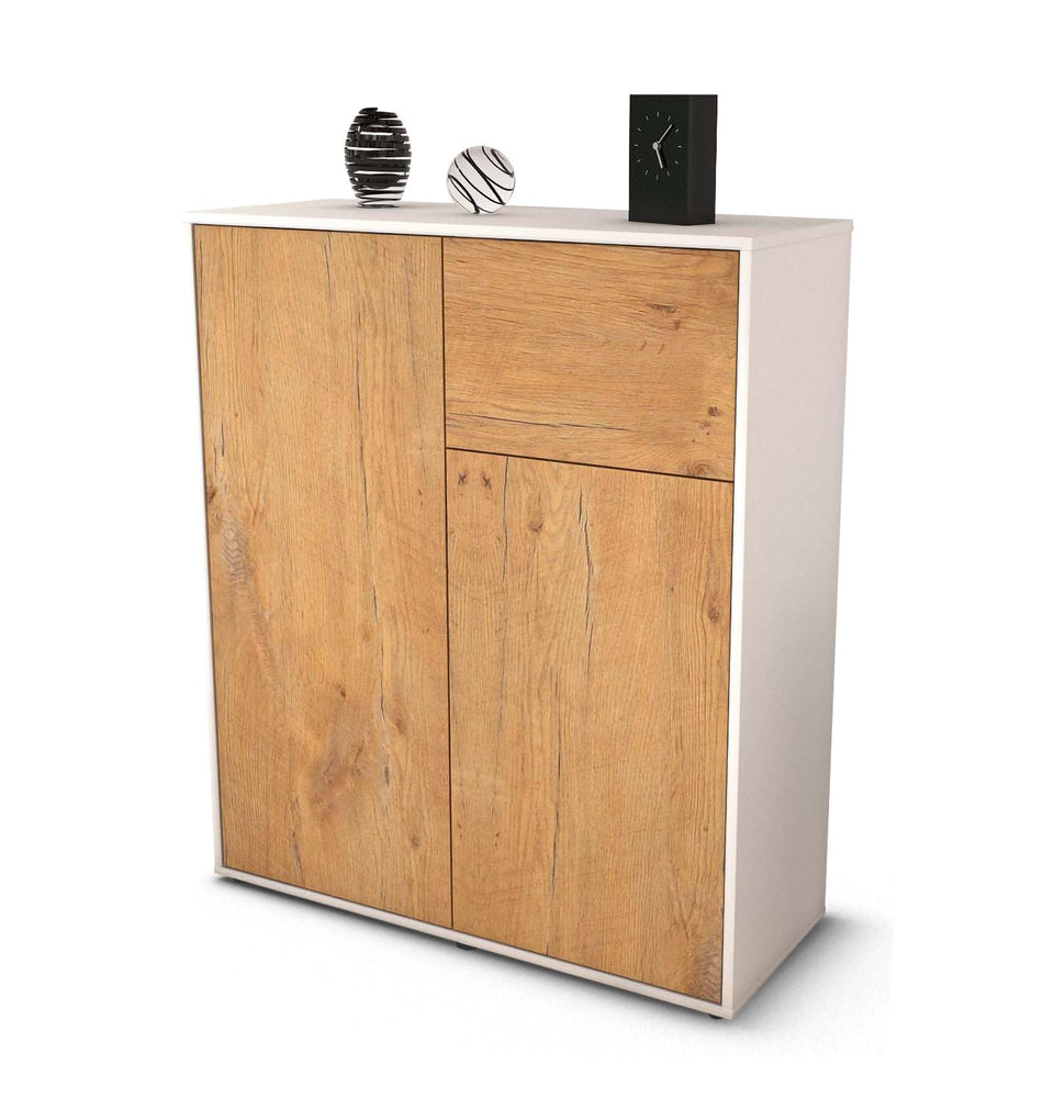 Highboard Loana, Eiche Studio (92x108x35cm) - Stil.Zeit Möbel GmbH