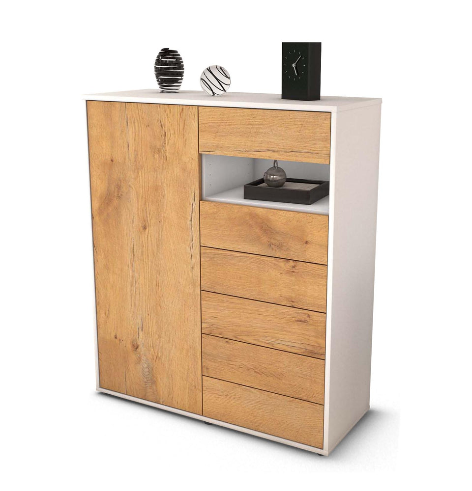 Highboard Lola, Eiche Studio (92x108x35cm) - Stil.Zeit Möbel GmbH