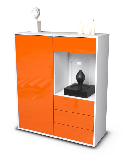 Highboard Lorella, Orange Studio (92x108x35cm) - Stil.Zeit Möbel GmbH