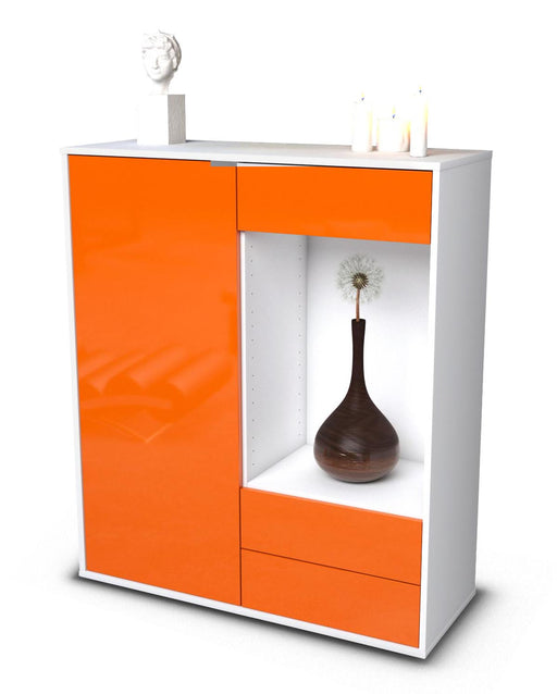 Highboard Lorena, Orange Studio (92x108x35cm) - Stil.Zeit Möbel GmbH