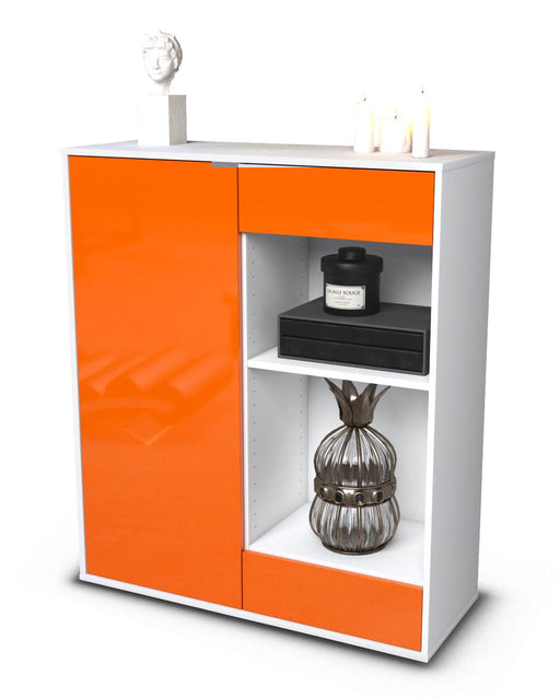 Highboard Louisa, Orange Studio (92x108x35cm) - Stil.Zeit Möbel GmbH