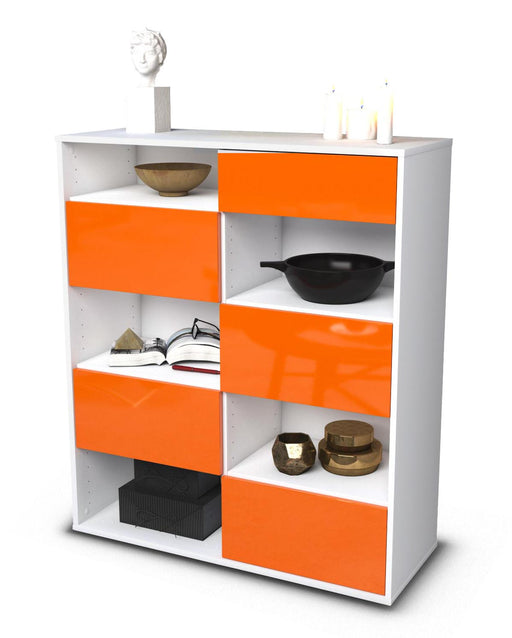 Highboard Lucienne, Orange Studio (92x108x35cm) - Stil.Zeit Möbel GmbH