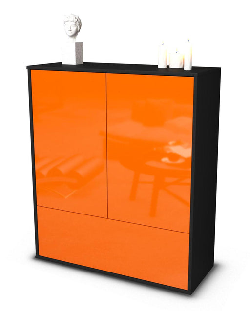Highboard Grazia, Orange Studio (92x108x35cm) - Stil.Zeit Möbel GmbH
