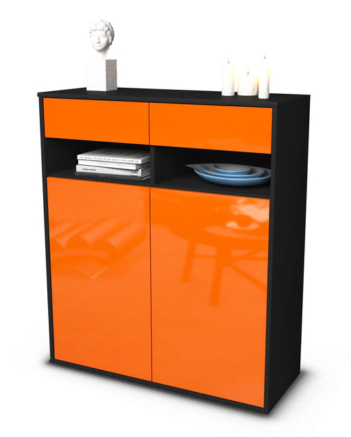 Highboard Ignazia, Orange Studio (92x108x35cm) - Stil.Zeit Möbel GmbH