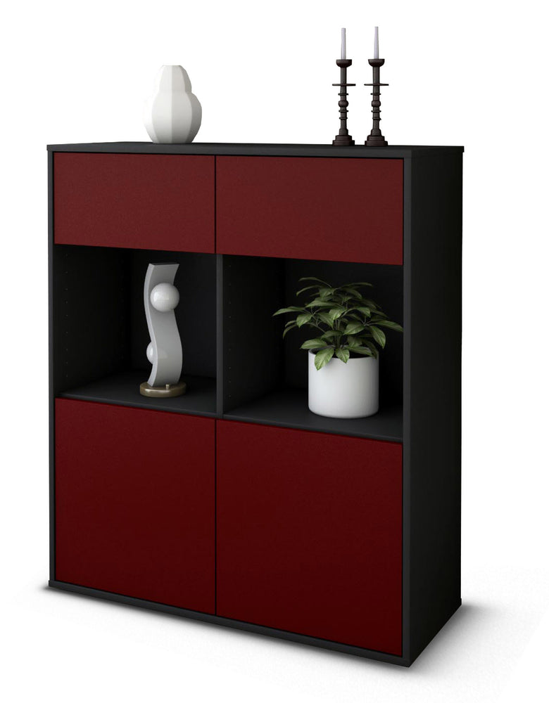 Highboard Imogen, Bordeaux Studio (92x108x35cm) - Stil.Zeit Möbel GmbH