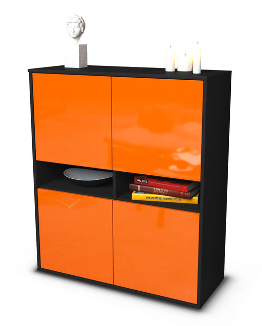Highboard Innocenza, Orange Studio (92x108x35cm) - Stil.Zeit Möbel GmbH