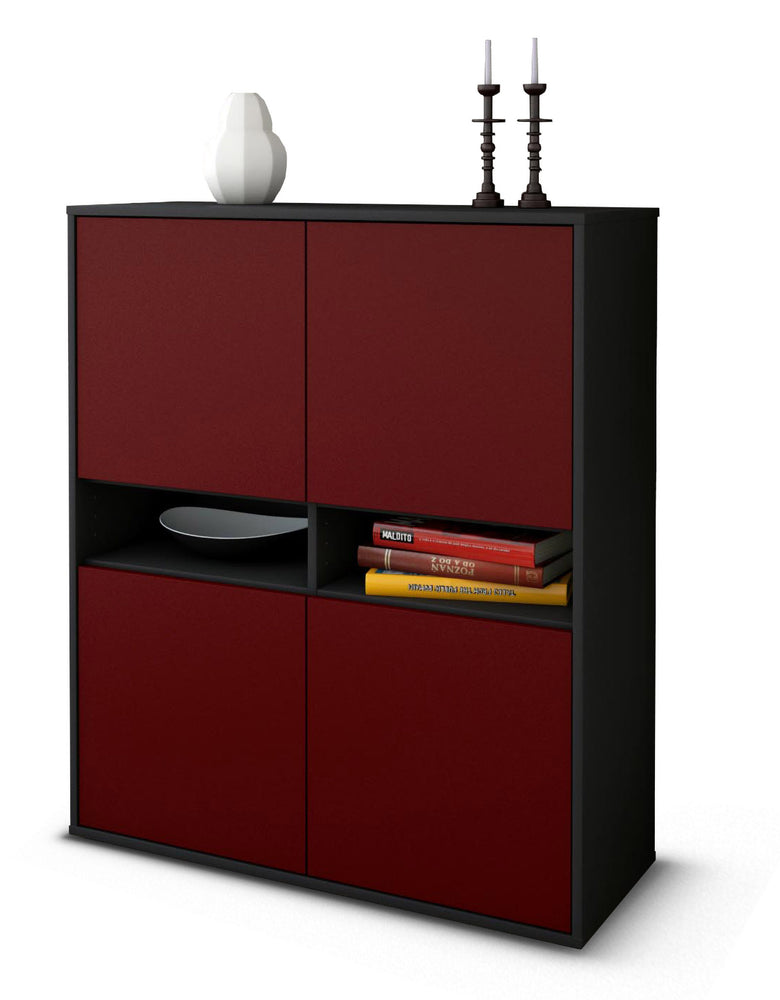 Highboard Innocenza, Bordeaux Studio (92x108x35cm) - Stil.Zeit Möbel GmbH