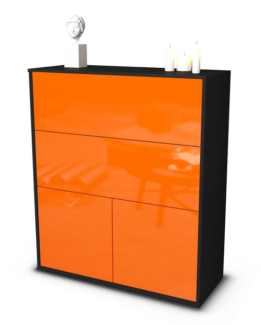 Highboard Isabella, Orange Studio (92x108x35cm) - Stil.Zeit Möbel GmbH