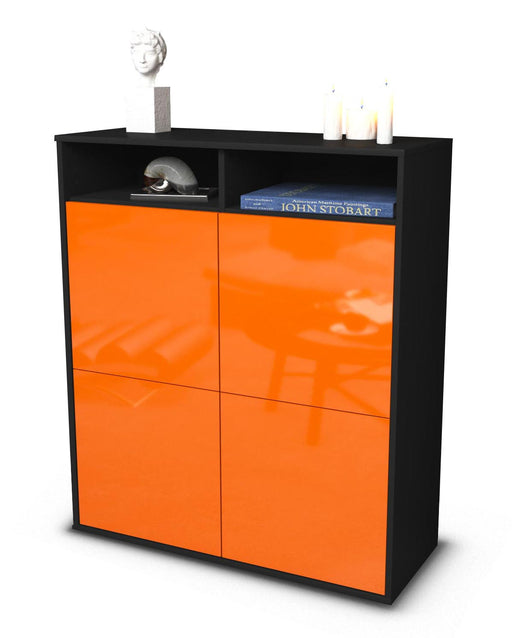 Highboard Jade, Orange Studio (92x108x35cm) - Stil.Zeit Möbel GmbH