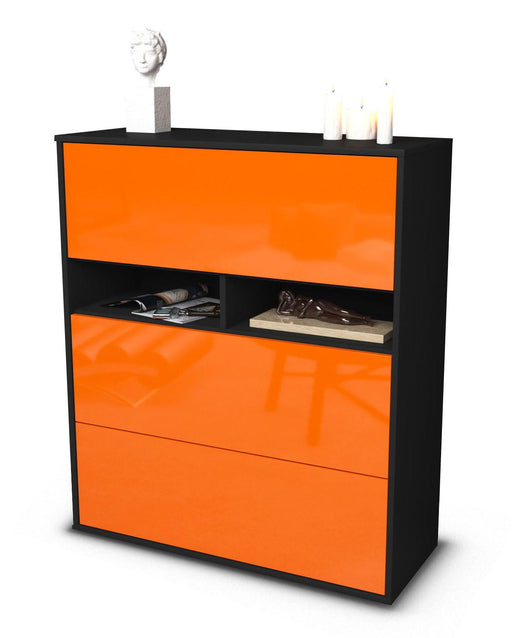 Highboard Janine, Orange Studio (92x108x35cm) - Stil.Zeit Möbel GmbH
