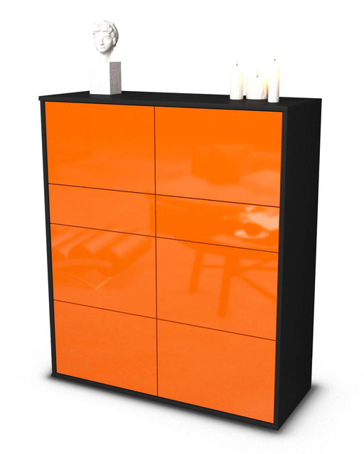 Highboard Jenna, Orange Studio (92x108x35cm) - Stil.Zeit Möbel GmbH