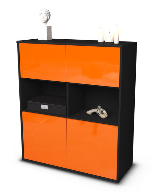 Highboard Katyna, Orange Studio (92x108x35cm) - Stil.Zeit Möbel GmbH