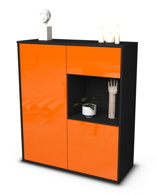 Highboard Larina, Orange Studio (92x108x35cm) - Stil.Zeit Möbel GmbH