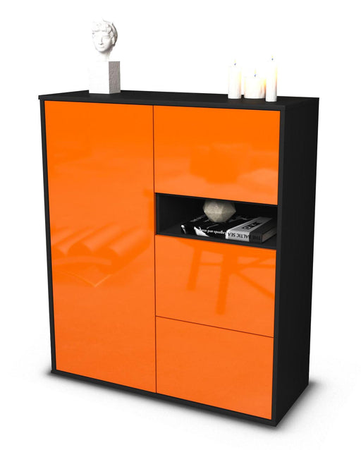 Highboard Leana, Orange Studio (92x108x35cm) - Stil.Zeit Möbel GmbH