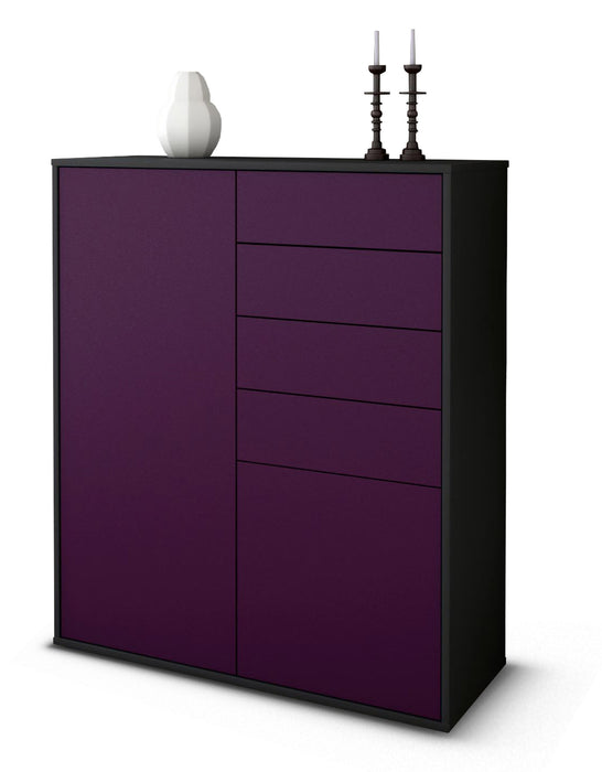 Highboard Leonora, Lila Studio (92x108x35cm) - Stil.Zeit Möbel GmbH