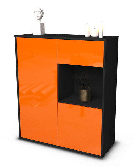 Highboard Lisa, Orange Studio (92x108x35cm) - Stil.Zeit Möbel GmbH