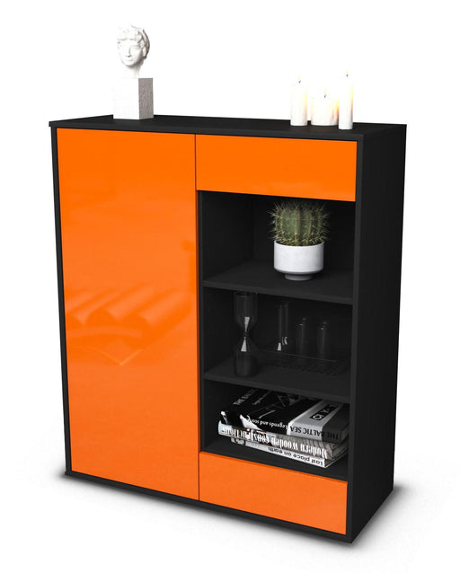 Highboard Luana, Orange Studio (92x108x35cm) - Stil.Zeit Möbel GmbH