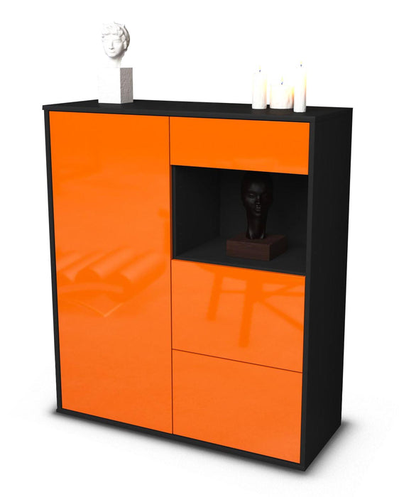 Highboard Lucia, Orange Studio (92x108x35cm) - Stil.Zeit Möbel GmbH